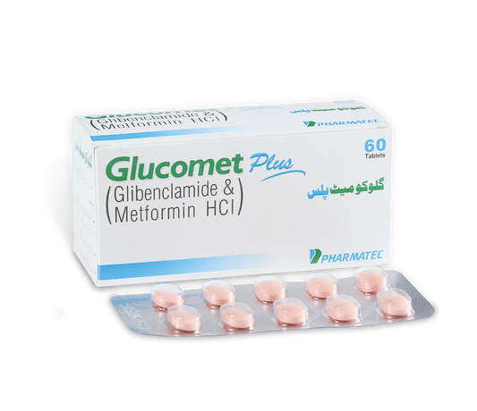 Glucomet Plus Tab 5mg/500mg 6x10's
