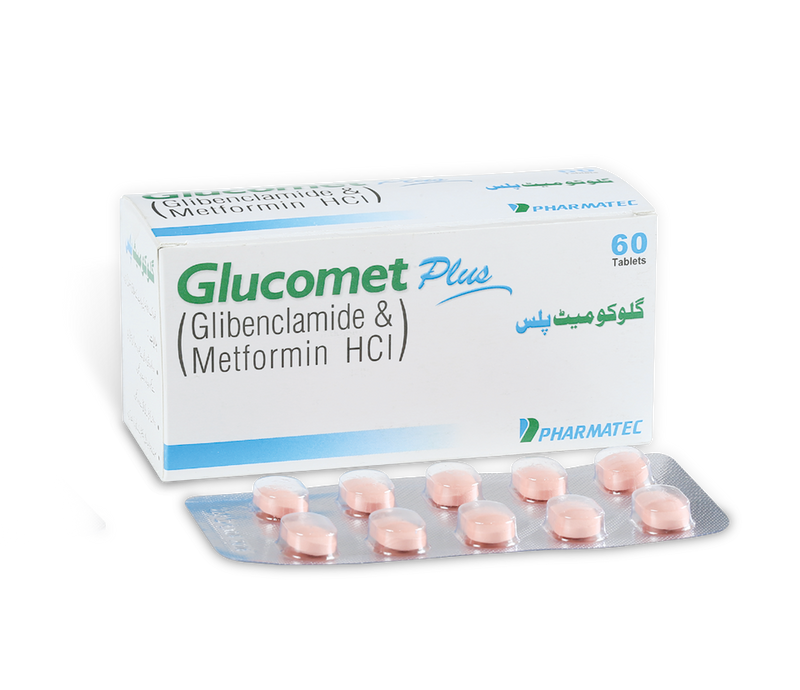 Glucomet Plus Tab 5mg/500mg 6x10's