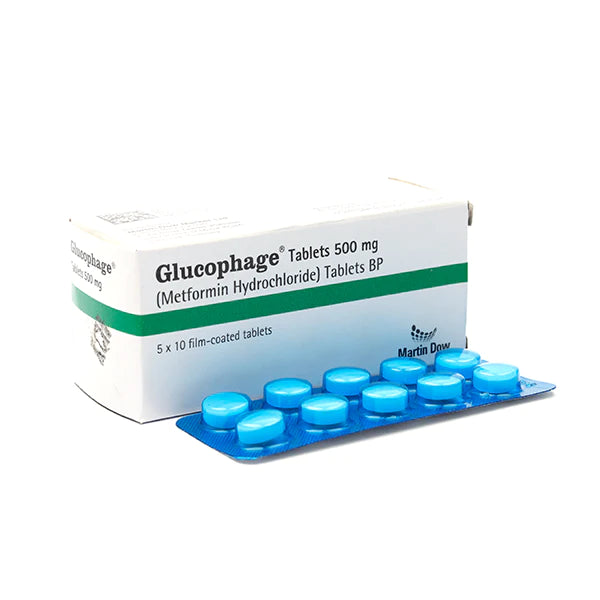 Glucophage Tab 500mg 5x10's