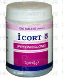 I-Cort Tab 5mg 1000's