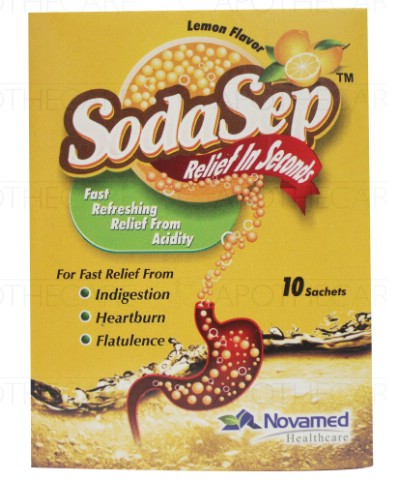 Sodasep Lemon Sachet 10's