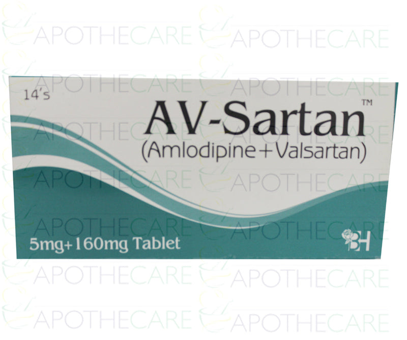 AV-Sartan Tab 5mg/160mg 14's