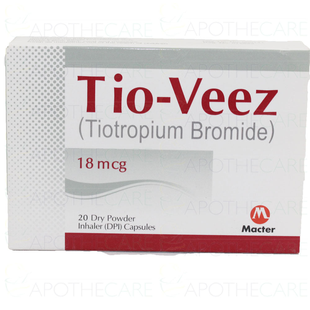 Tio-Veez DPI Cap 18mcg 20's