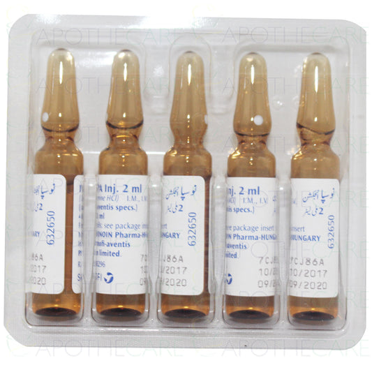 No-Spa IM/IV Inj 40mg 5Ampx2ml Tray