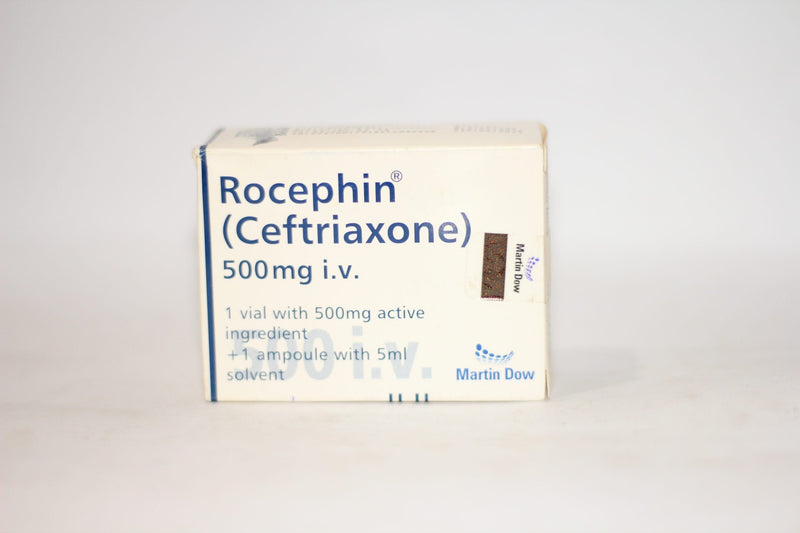 Rocephin IV Inj 500mg 1Vial