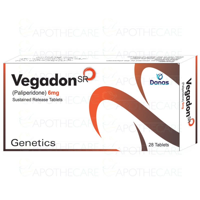 Vegadone SR Tab 6mg 28's