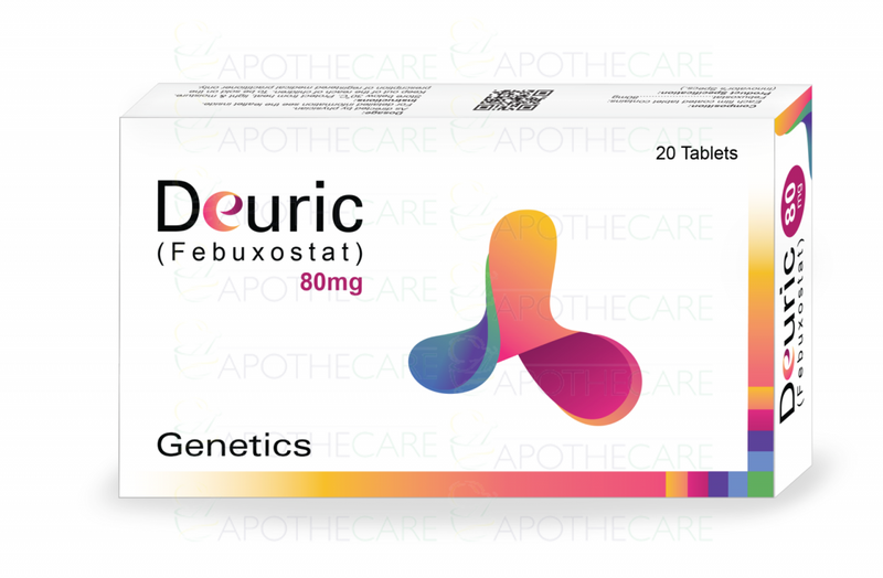 Deuric Tab 80mg 20's