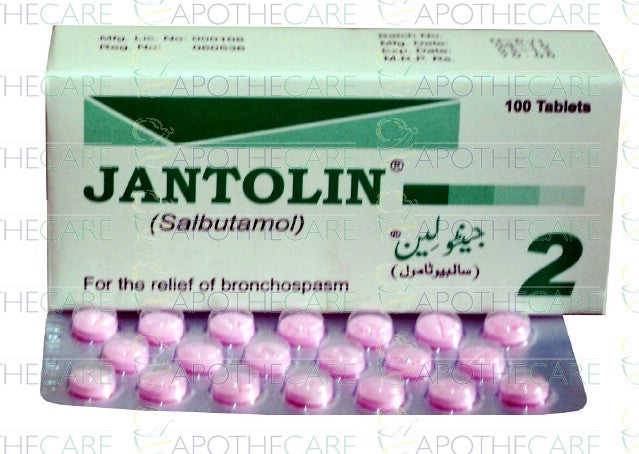 Jantolin Tab 2mg 5x20's