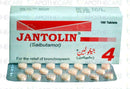 Jantolin Tab 4mg 5x20's