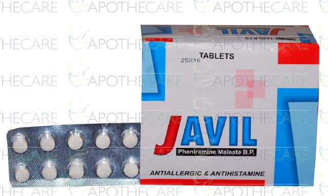 Javil Tab 25mg 25x10's