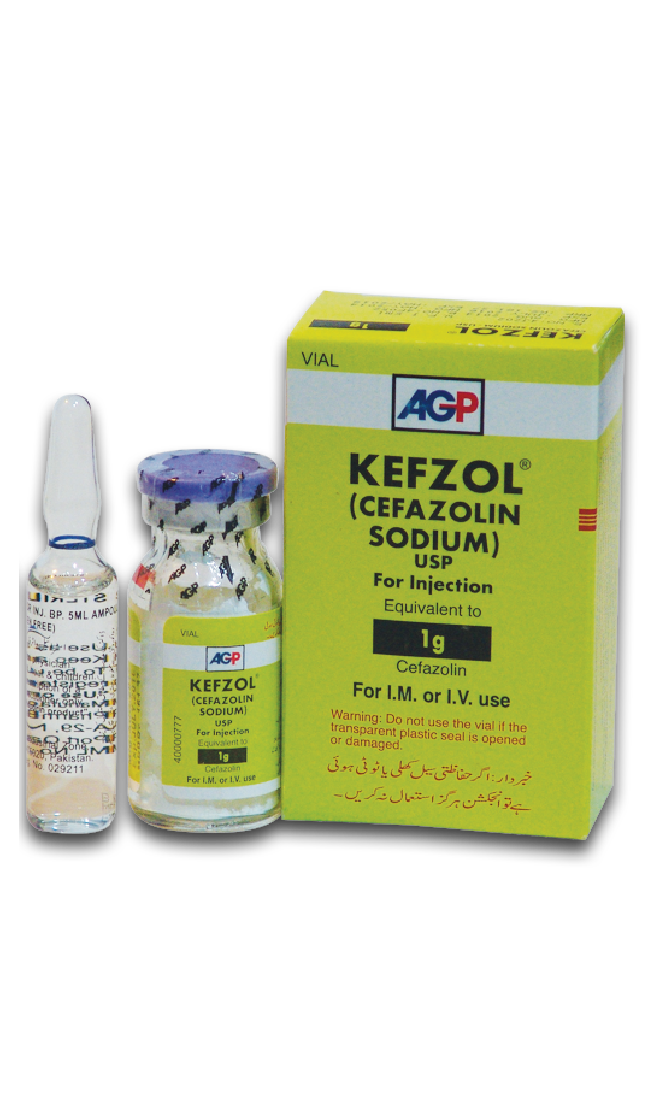 Kefzol IM/IV Inj 1gm 1Vial