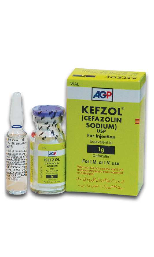 Kefzol IM/IV Inj 1gm 1Vial