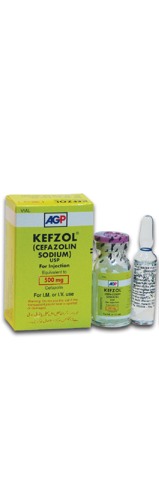 Kefzol IM/IV Inj 500mg 1Vial