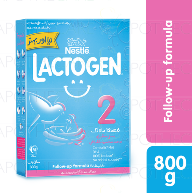 NESTLE LACTOGEN 2 Follow-on Infant Formula (for 6 to 12 months) 800g