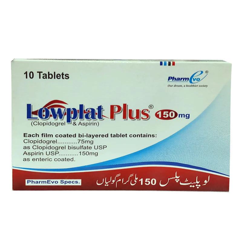 Lowplat Plus Tab 75mg/150mg 10's – Ailaaj