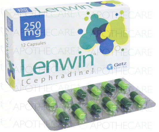Lenwin Cap 250mg 12's