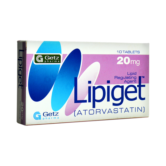 Lipiget Tab 20mg 10's