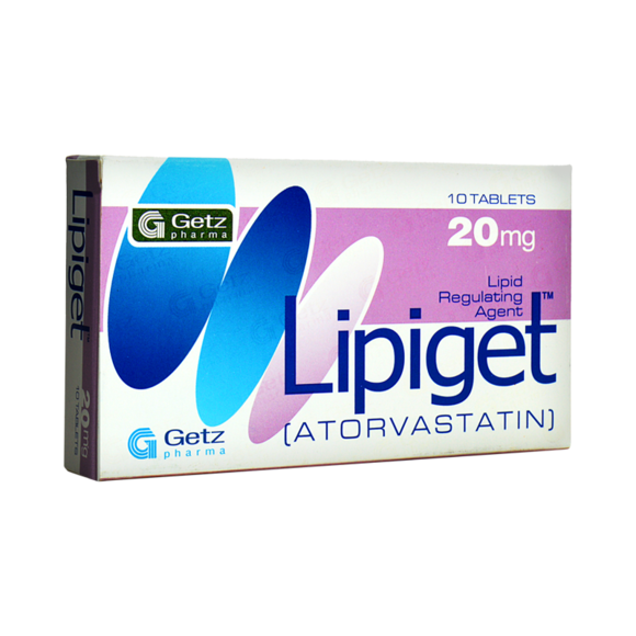 Lipiget Tab 20mg 10's