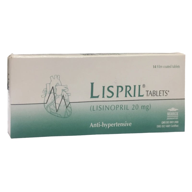 Lispril Tab 20mg 14's