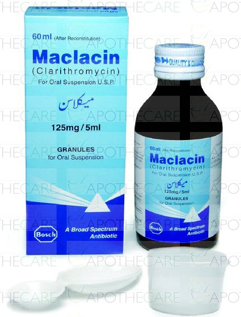 Maclacin Susp 125mg/5ml 60ml