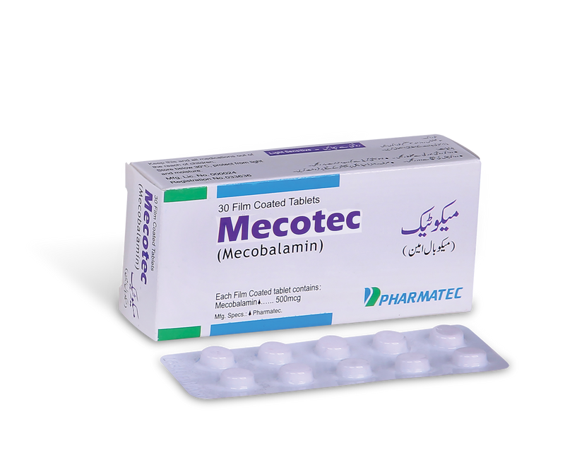 Mecotec Tab 500mcg 100's