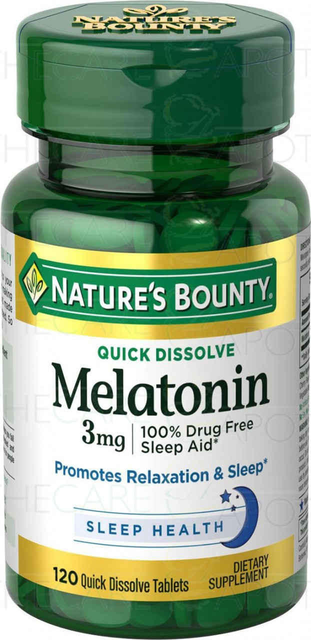 Melatonin Tab 3mg 120's