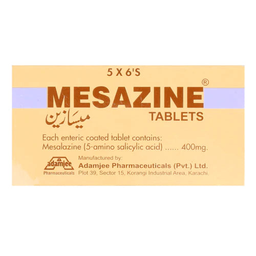 Mesazine Tab 400mg 5x6's