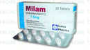 Milam Tab 7.5mg 2x10-s