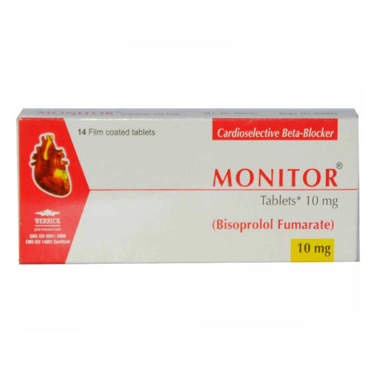 Monitor Tab 10mg 14's