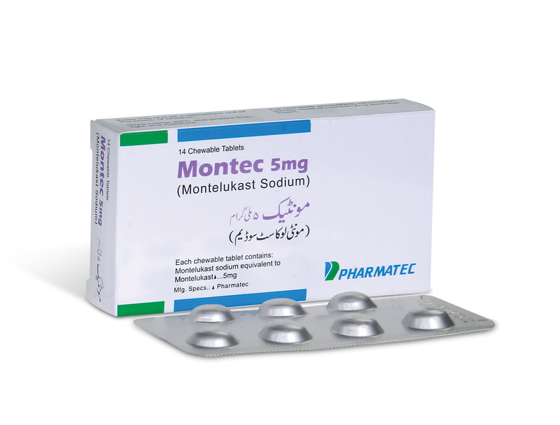 Montec Tab 5mg 14's