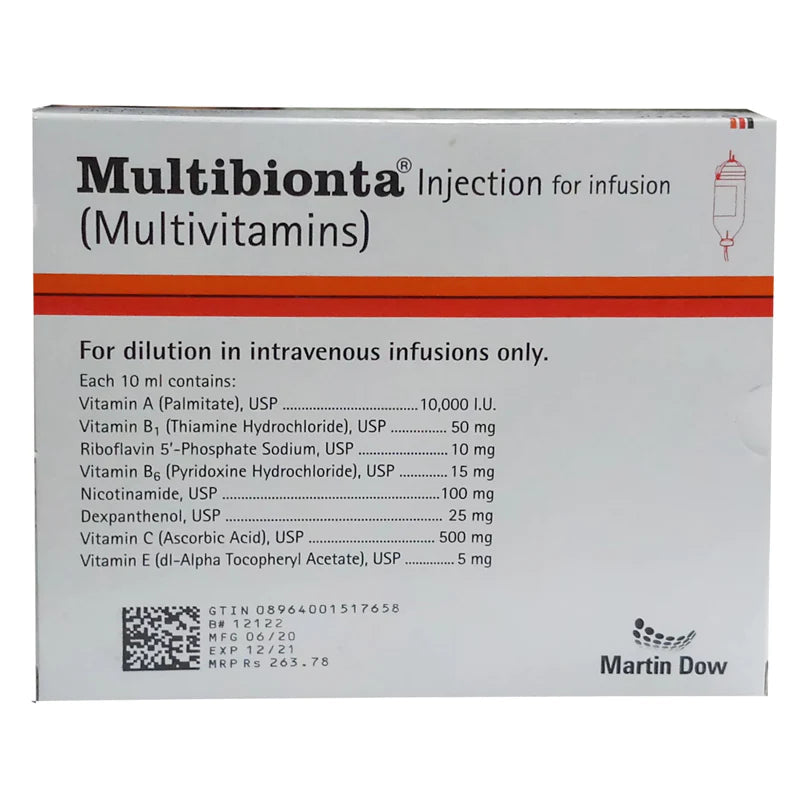 Multibionta Inj 5Ampx10ml