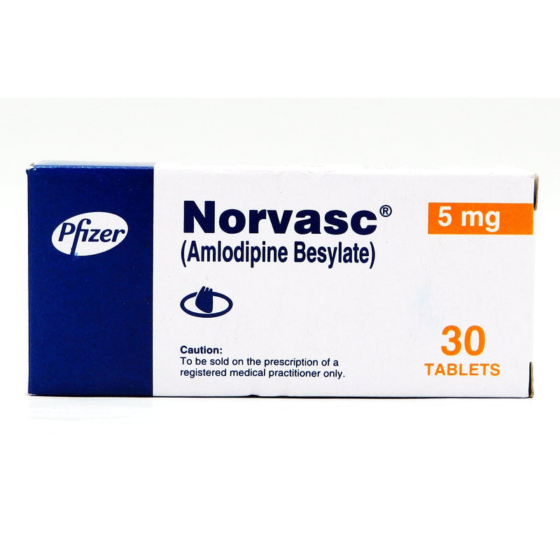 Norvasc Tab 5mg 30's