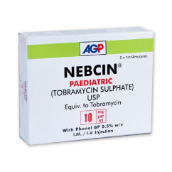 Nebcin Inj 10Mg