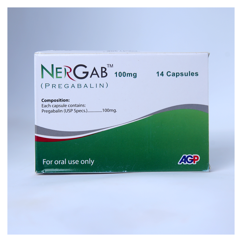 Nergab Cap 100mg 14's