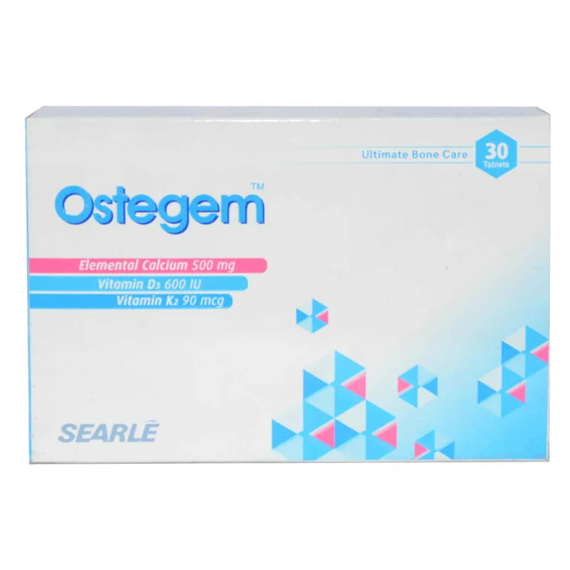 Ostegem OD Tab 500mg/600IU/90mcg 30's