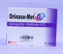 Orinase-Met Tab 1mg/500mg 30's