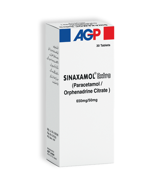 Sinaxamol Extra Tab 50mg/650mg 10's