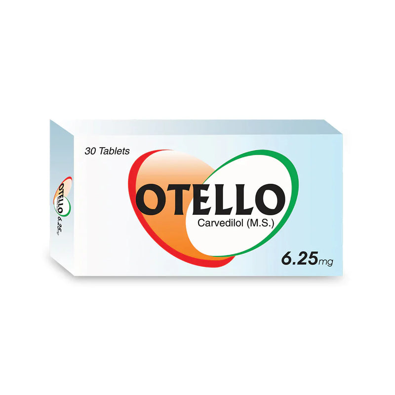 Otello Tab 6.25mg 3x10's