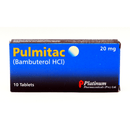 Pulmitac Tab 20mg 1x10's