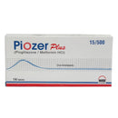 Piozer Plus Tab 15mg/500mg 14's