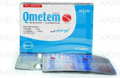 Qmetem Tab 20mg/120mg 16's