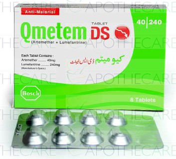 Qmetem DS Tab 40mg/240mg 8's