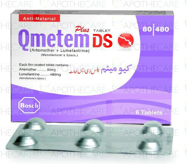 Qmetem DS Plus Tab 80mg/480mg 6's