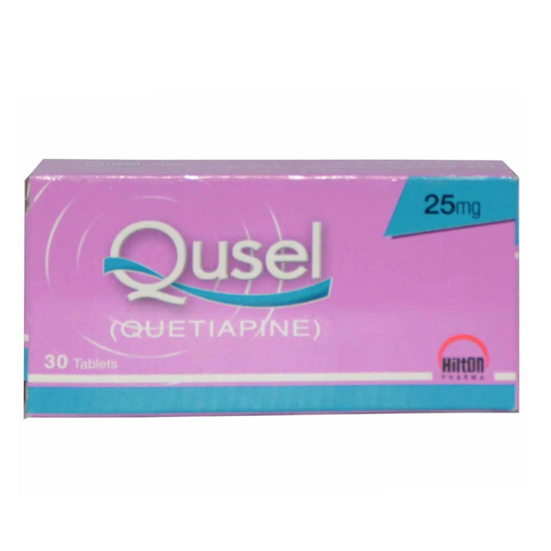 Qusel Tab 25mg 30's