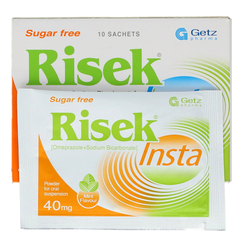 Risek Insta Powder Sachet 40mg 10's