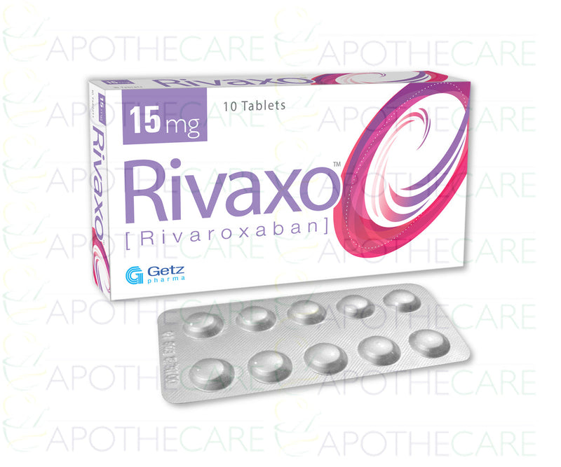 Rivaxo Tab 15mg 10's