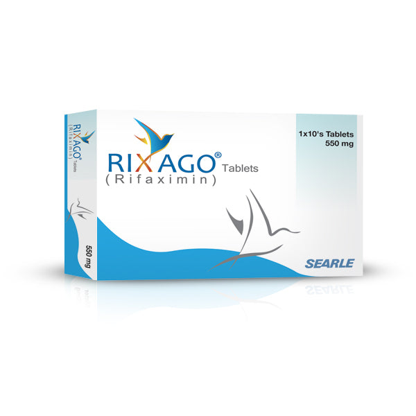 Rixago Tab 550mg 10x1's