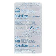 Rolip Eze Tab 20mg/10mg 10's