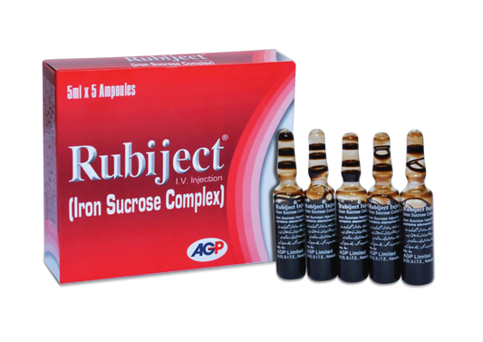 Rubiject Inj 100mg 5Ampx5ml