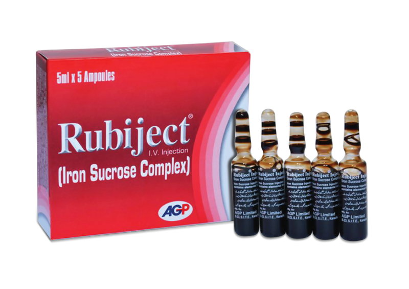 Rubiject Inj 100mg 5Ampx5ml